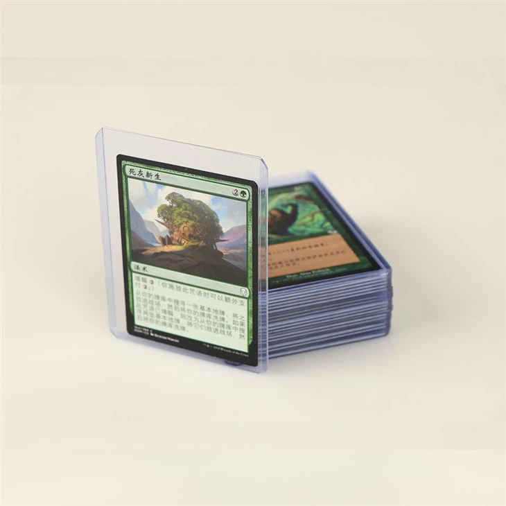 Plastic Baseball Toploader Card Sleeves