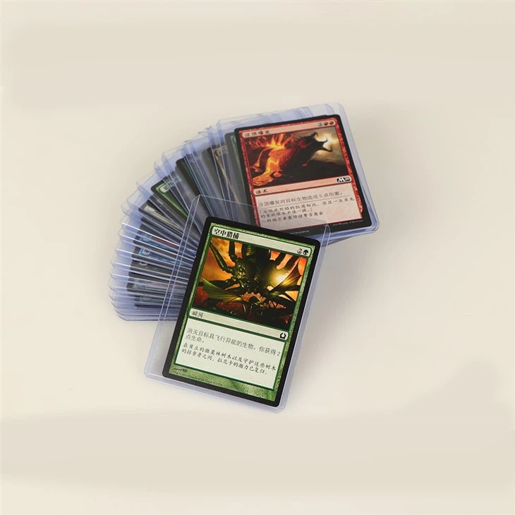 Plastic Baseball Toploader Card Sleeves