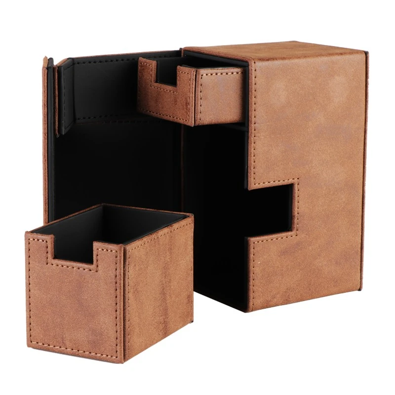 Card Box Cover Clips Holds Double Sleeved