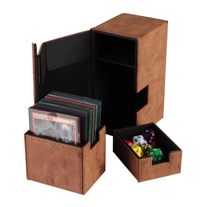 Card Box Cover Clips Holds Double Sleeved