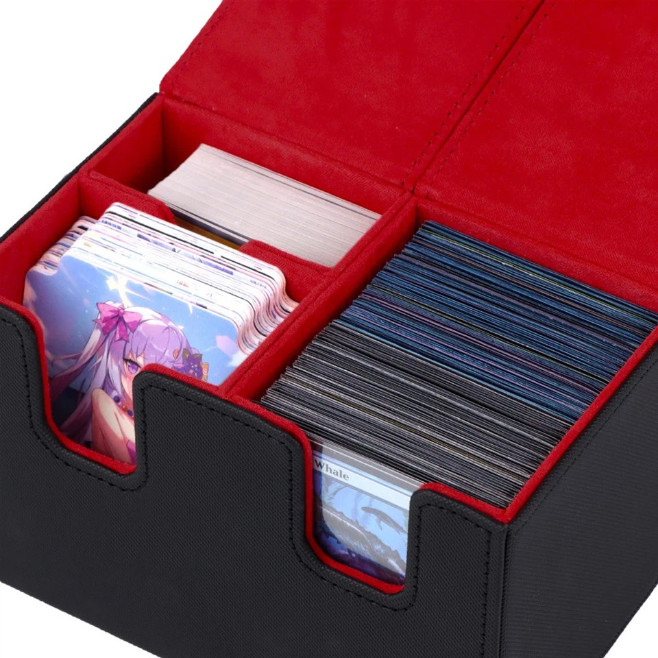 Cards Laser PU Leather Deck Box