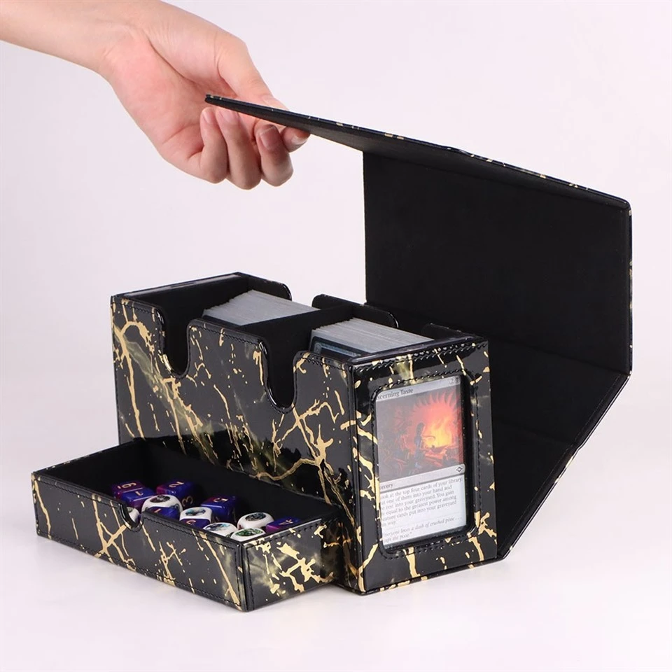 Magnetic Deck Box Holds 120+ Single high quality